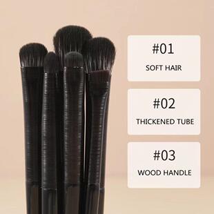 Brushes Contour Natural Makeup Brush brow Eyeshadow Eye Set