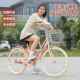 雨梦蝶成人自行车女士24寸通勤轻便单车上班代步实心胎26寸大学生