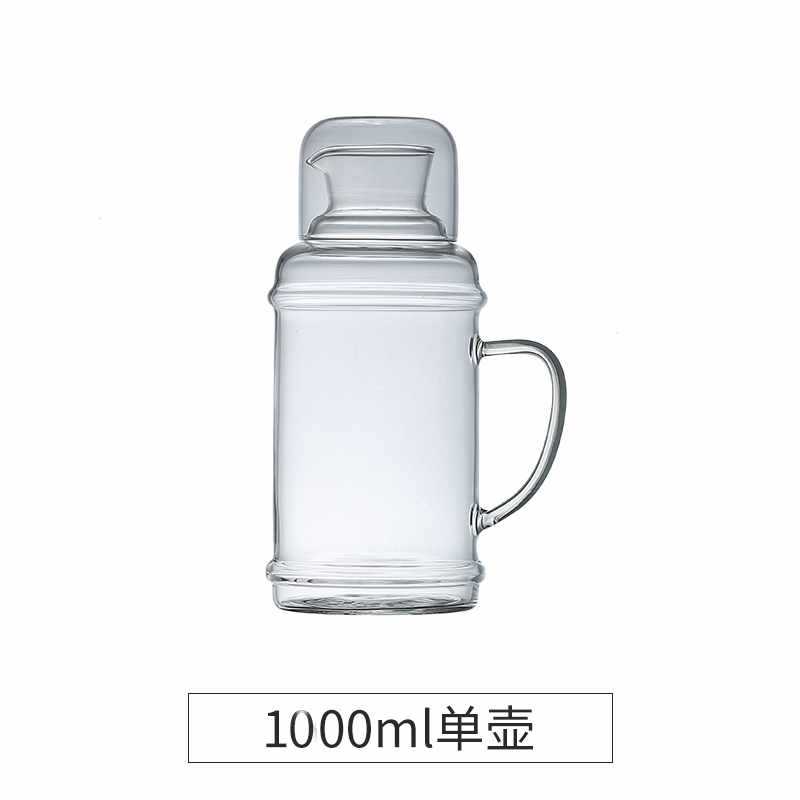 现货速发冷水壶玻璃水壶耐高温大容量冰箱凉白开水储水瓶果汁饮料