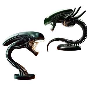 跨境新品 LAMPS外星生物灯架 卧室家庭装 饰灯品树脂摆件H2 ALIEN
