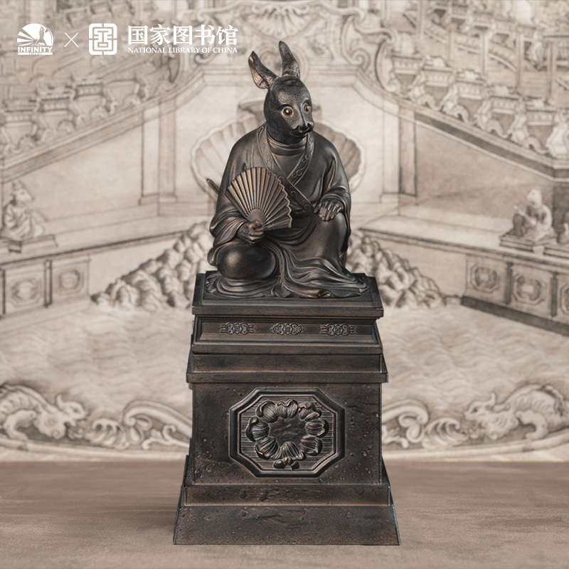 【开天工作室】十二生肖鼠牛虎兔龙蛇马羊全套雕像桌面礼物摆件