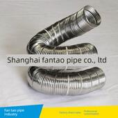 厂家110mmx1米 通风管热水器燃气排气排烟管 430不锈铁排风管