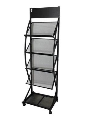 资料架机场报刊杂志架多层立式150*49置物架子商用简介宣传册展架