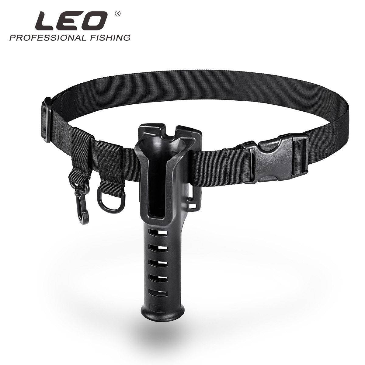 28157 LEO/乐欧【 鱼竿腰带竿托支架】便携路亚腰部支架渔具