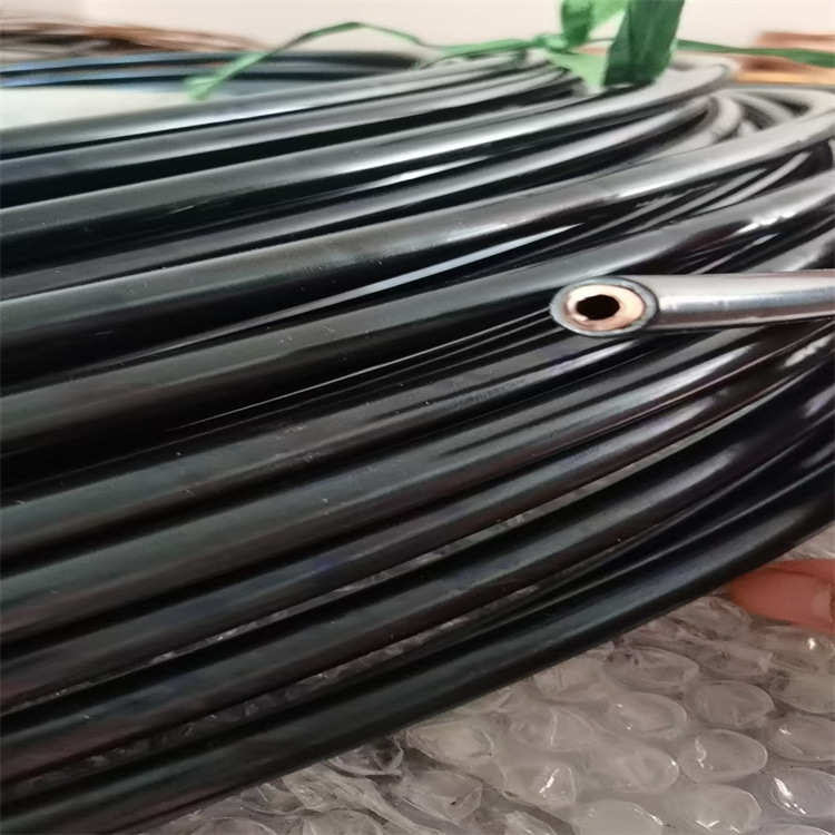 空调PVC包塑紫铜管Tp2制冷紫铜盘管紫铜直管6mm-54mm覆塑铜管