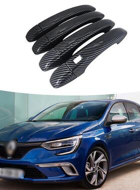 适用于16-20款雷诺梅甘娜RenaultMegane4MK4IV拉手碳钎纹车