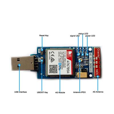 4G通A7670C模块GSM拨号接打电话语音通话收发短信TTS语音播放