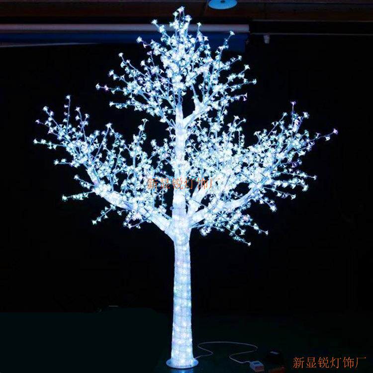 大型酒店装饰用品LED白色树灯LED景观灯滴胶发光路灯