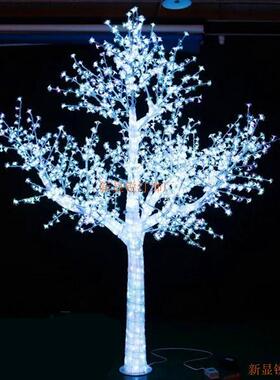 大型酒店装饰用品LED白色树灯LED景观灯滴胶发光路灯