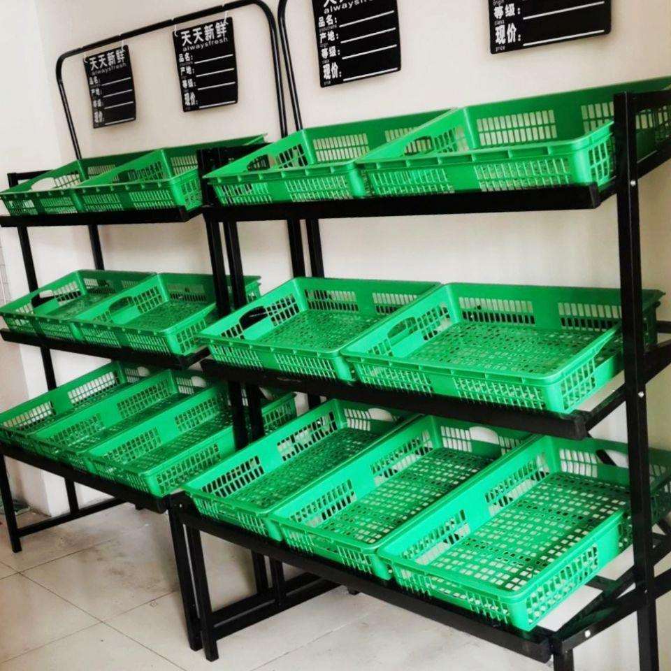 水果蔬菜货架便利店果蔬展示架多层多功能生鲜置物架堆头菜架子