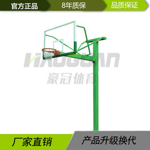 厂家供应地埋式 方管篮球架室外广场比赛成人标准固定篮球架