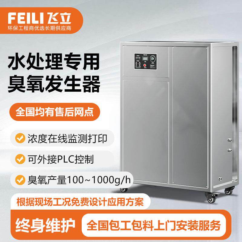 空气源大型臭氧发生器工业用带PLC系统500g纯净水处理臭氧发生器