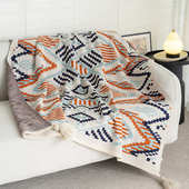 风毯办公室毯子空调毯子米亚民族尾毯沙发宿波西午睡加厚民床针织