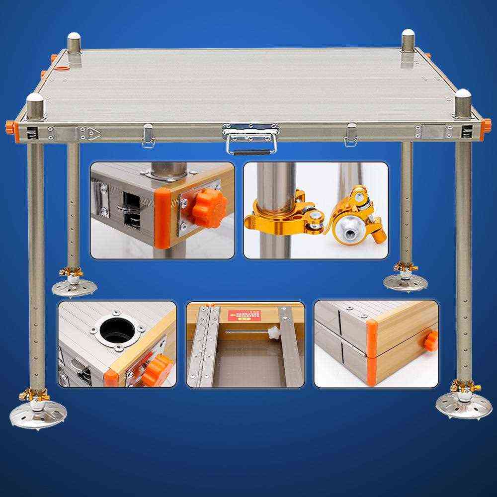 新款加厚加粗不锈钢腿大钓台厂家批发铝合金钓鱼台钓椅钓箱小钓台