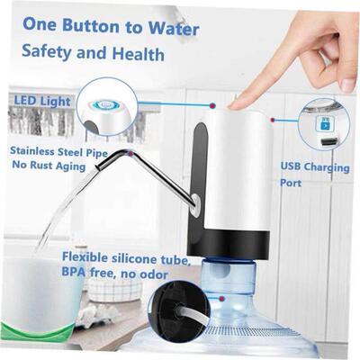 Electric Portable Water Dispenser Pump for 5 Gallon Bottle U