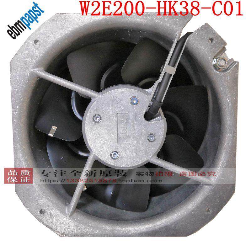 德国EBM W2E200-HK38-C01 -01 22580 230V 机柜机箱散热风机风扇