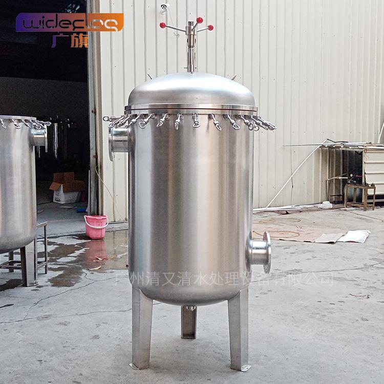 武汉不锈钢袋式过滤器固液分离设备中药果汁渣水过滤设备好用