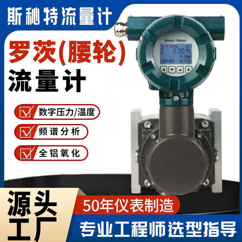 气体罗茨流量计JLQ-DN100(450)气体腰轮流量计天然气计量表