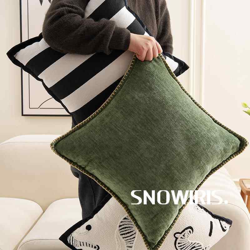 中古简约风抱枕动物斑马条纹黑白靠垫客厅沙发腰靠枕轻奢高级感