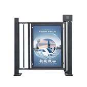 群杉小区广告门铝合金电动小门别墅人行通道自动开门刷卡系统门禁