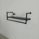 衣服架铁艺正侧挂衣架墙上货架 店壁挂式 服装 店展示架上墙男女童装