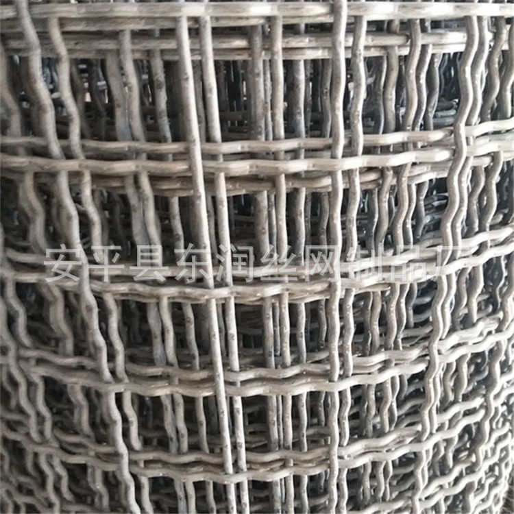热镀锌钢丝筛网 丝径粗孔径大 编织方孔钢丝网 多样超宽幅