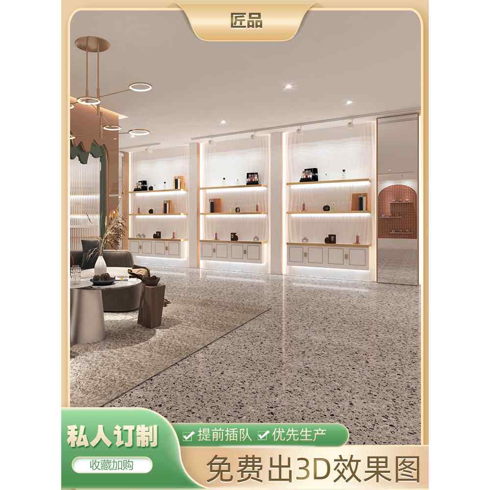 化妆品展示柜美容院产品置物架中岛柜台陈列架燕窝滋补品彩妆展柜