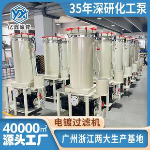 亿鑫厂家直销电镀过滤机耐酸碱高精密工业药液水处理滤芯滤袋式