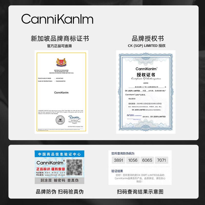 CANNI&KANLM包包女2025新款手提小凯莉包复古高级质感单肩斜挎包