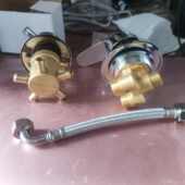 浴室配件 恒温淋浴屏浴缸开关控制阀门暗装 整体淋浴房混水阀 龙头