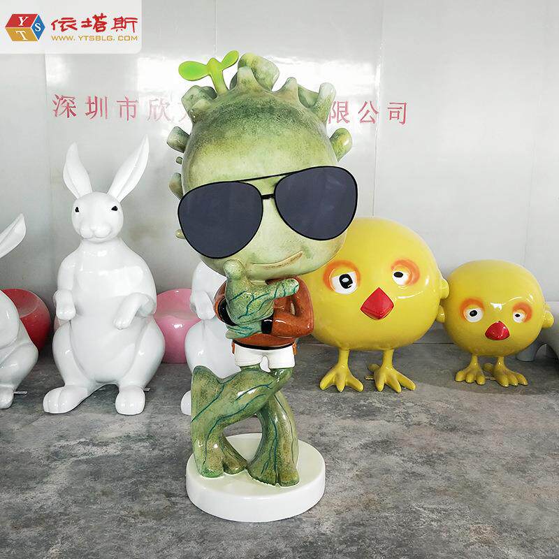 依塔斯玻璃钢创意树人雕塑公园影院商超广场中心摆件源头厂家景观