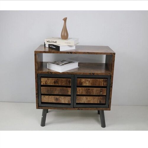 美式复古板式家具雪花喷涂个性置物架床头柜多层置物架直销