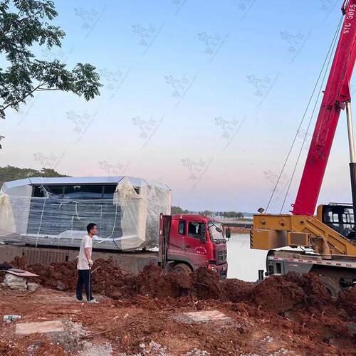 网红能量舰 景区结婚度假屋沉浸式旅宿 简约个性睡眠太空舱民宿