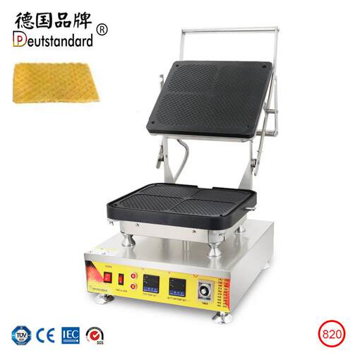 威化饼蛋挞壳成型机流心芝士挞皮四片威化饼新款威化蛋挞皮机