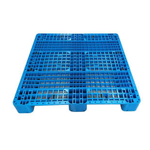 物流塑胶卡板 货物叉车踏板 冷库货架托盘 1212C网格川字塑料托盘