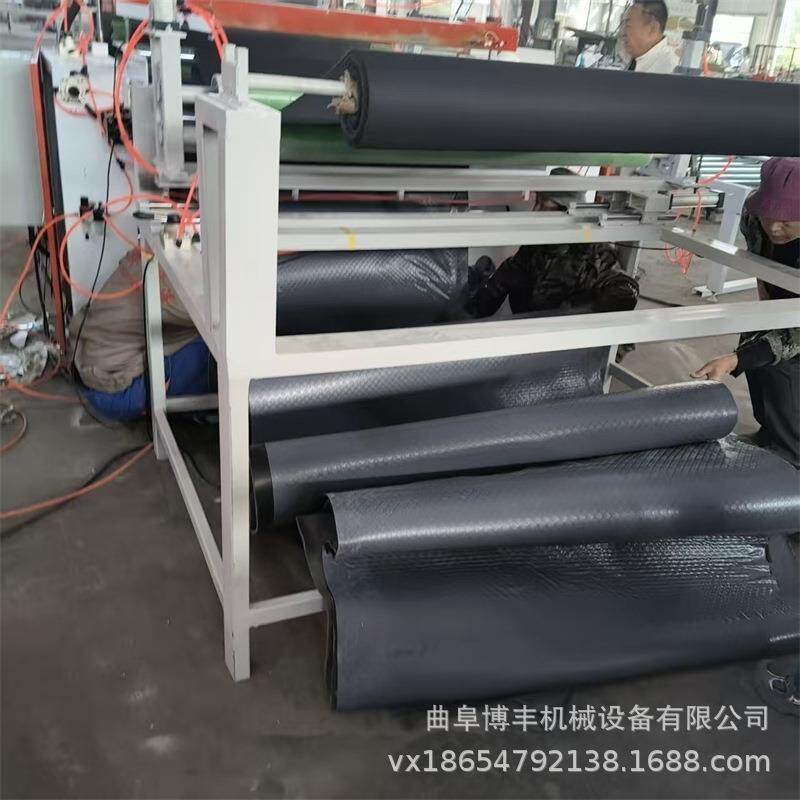 汽车内饰脚垫EVA泡棉PVC复合机 皮革海绵平贴机 热风刀贴合机设备