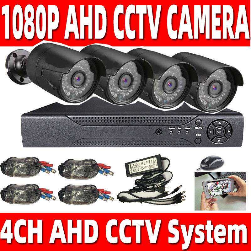 DVR Kit 4ch dvr监控套装4路主机套装同轴AHD KIT camera 500G硬