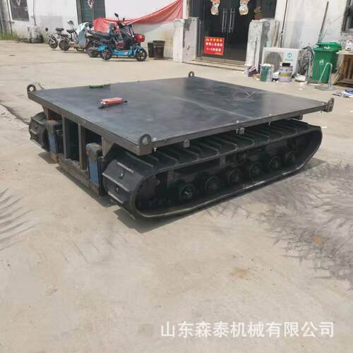 全地形橡胶履带盘总成电动DWH遥控底压履带盘液底链轨式底盘