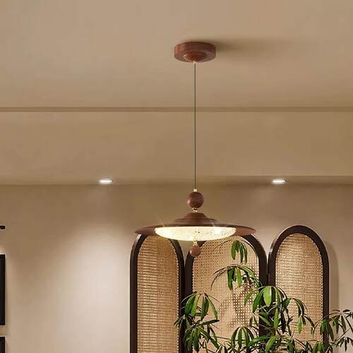 中古风摇臂餐吊灯可581位移计旋转餐桌吧台创意设师飞碟厅灯中山