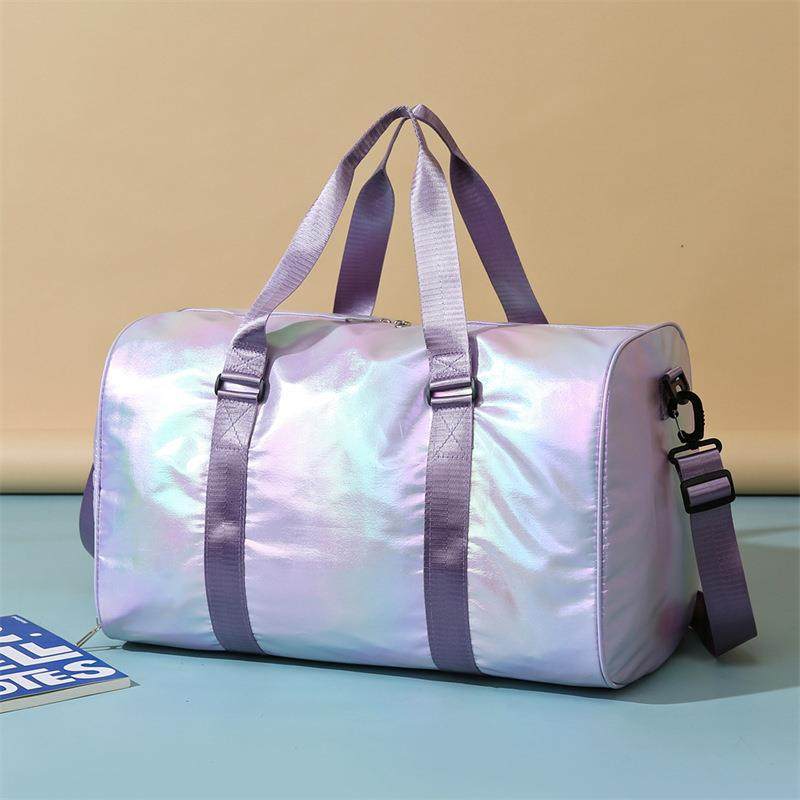 新款轻便手提旅行包女潮流时尚短途出差行李袋干湿分离健身包