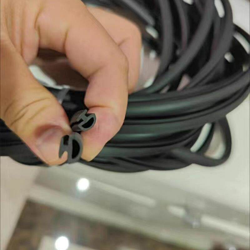止水条橡胶条断桥隔音挡风玻璃铝合金平窗推拉窗防水皮条50条老式