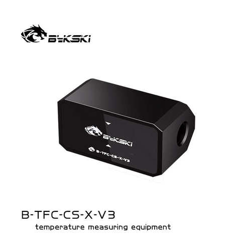 Bykski B-TFC-CS-X-V3数显流量计温度计流速计水冷系统报警器
