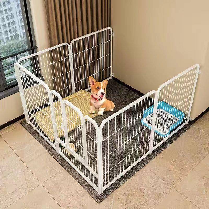 狗狗围栏宠物中小型犬室内泰迪博美家用栅栏护栏隔离门狗窝狗笼子