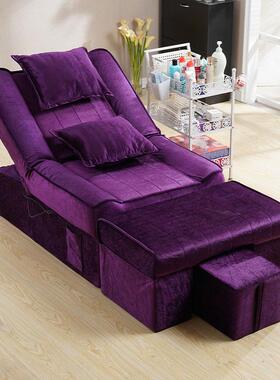 A9L足疗F76J587H床按摩足浴脚沙发躺椅电动按疗摩沐足足泡美甲美