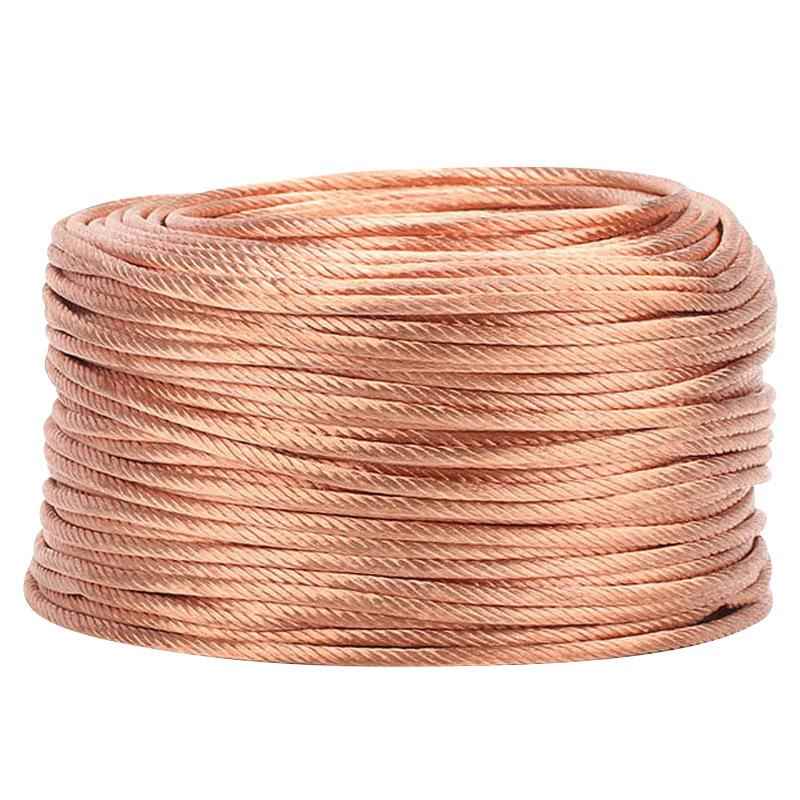 铜线接地铜线裸编织软圆线绞导电带镀锡2.5/4/6/10/16/25/357平方