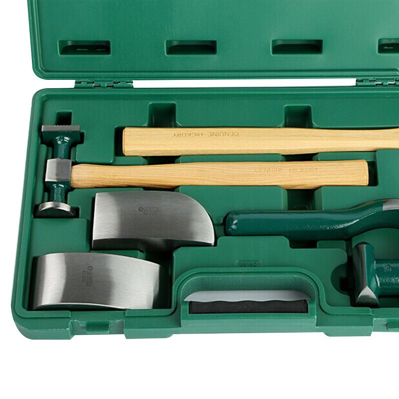 世达09152汽车钣金工具组钣金锤钣金衬铁工具组合套装6件套