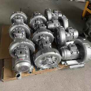 高压鼓风机，纺织机电雕机用气泵，上料机塑料机专用风机(配弯头)
