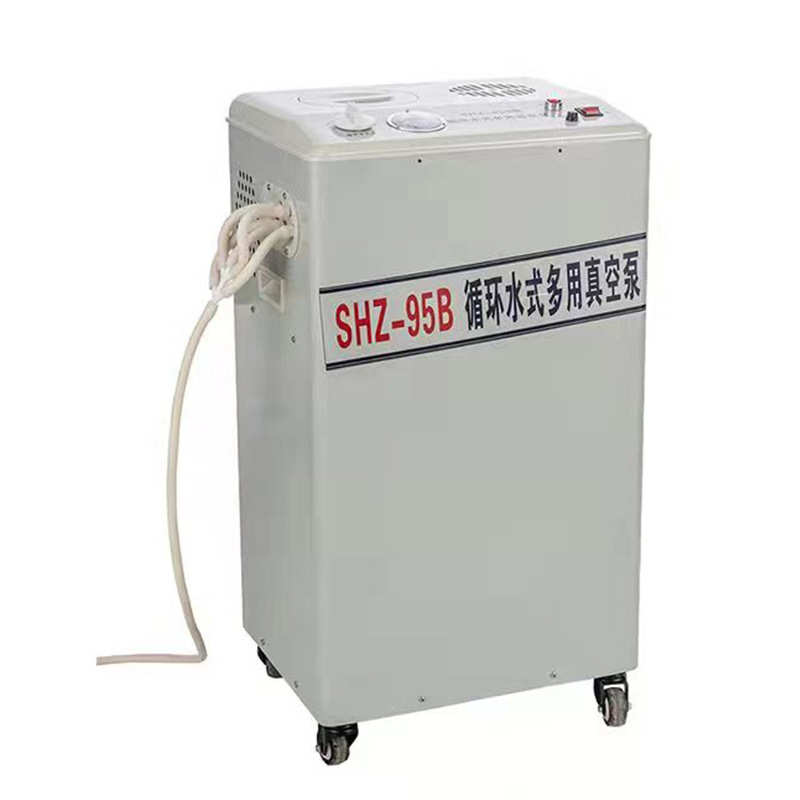 立式循坏水式真空泵SHZ-95实验室蒸馏抽气泵移动不锈钢小型真空泵