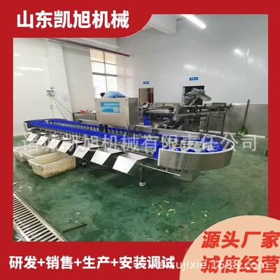 鸡鸭自动重量检测多级分拣机器 鸡腿鹅翅多功能连续称重分选机