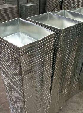 冷库冷冻铁盒镀锌板冷冻盘雪花板白铁皮铁盘子速冻盘不锈钢冷冻盘